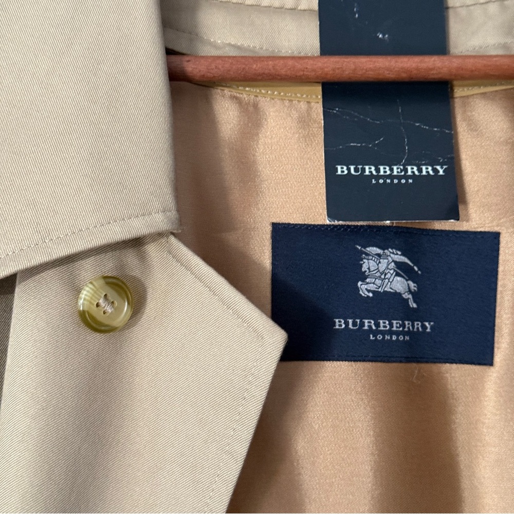 Burberry Tan Trench Coat